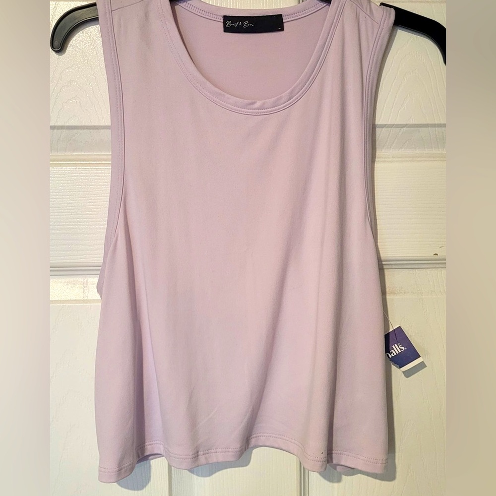 Pastel lilac gym shirt